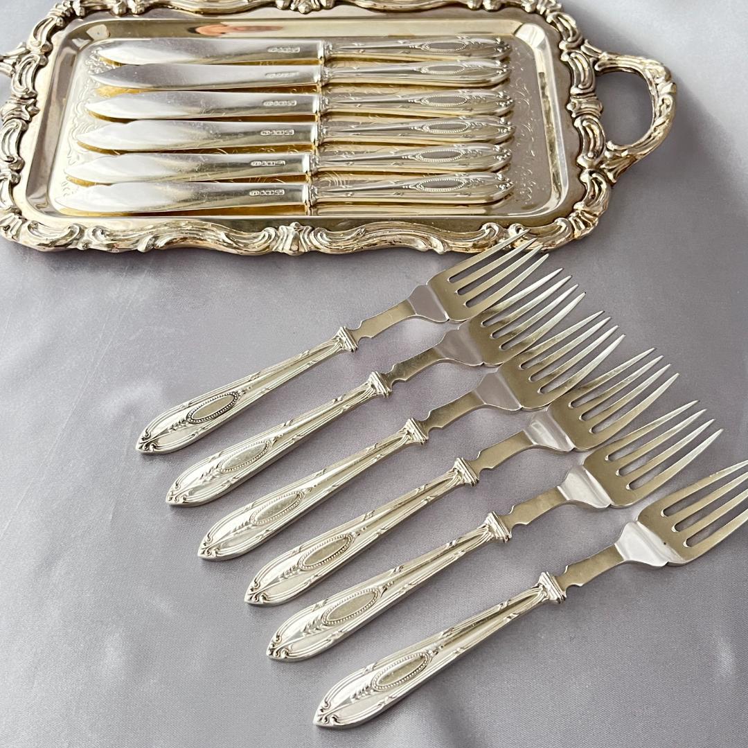 【Roberts & Belk】ビクトリアン カトラリーセット 12本