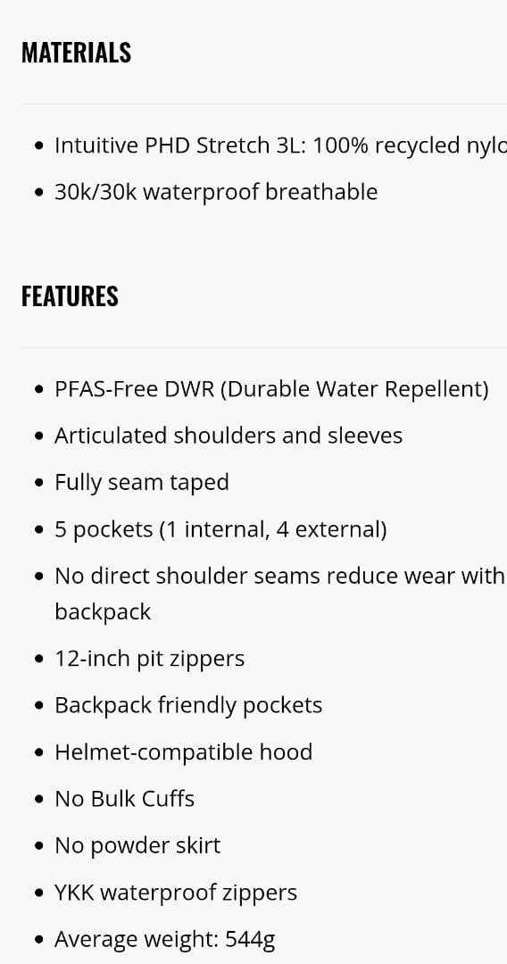 スキー FLYLOW kane jacket