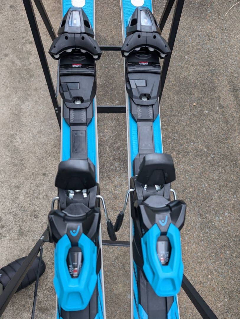 HEAD SLR スキー 青色 バインディング付き