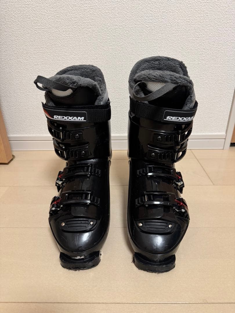 REXXAM スキーブーツ ブラック 27cm ※2/2までの限定値下げ
