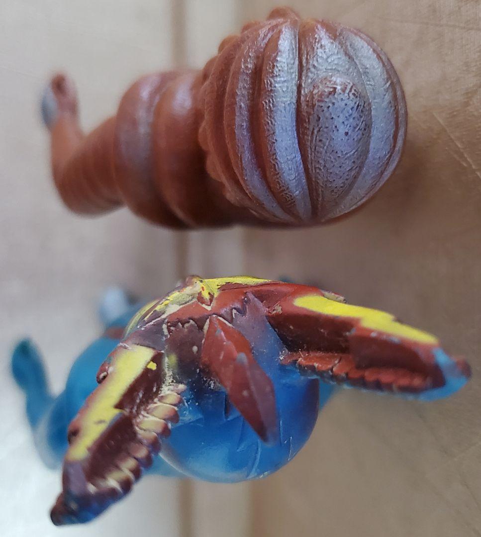 イナズマン サナギマン ソフビ 当時モノ 東映 ポピー