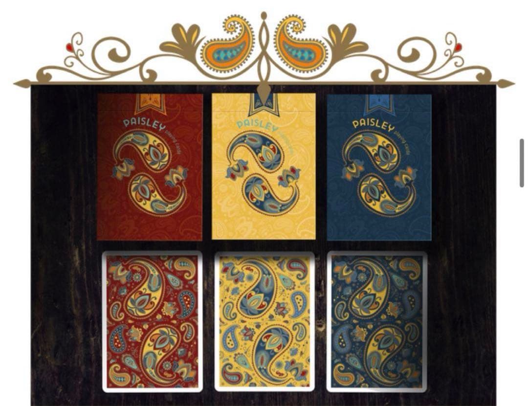 Paisley playing cards ペイズリー 新品12デック