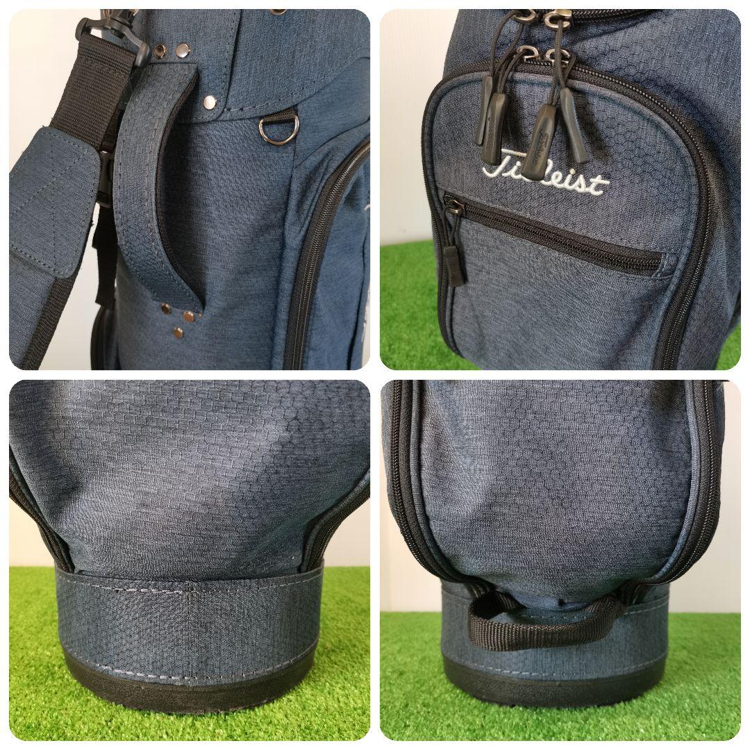 【軽量】Titleist タイトリスト キャディバッグ ゴルフバッグ ネイビー