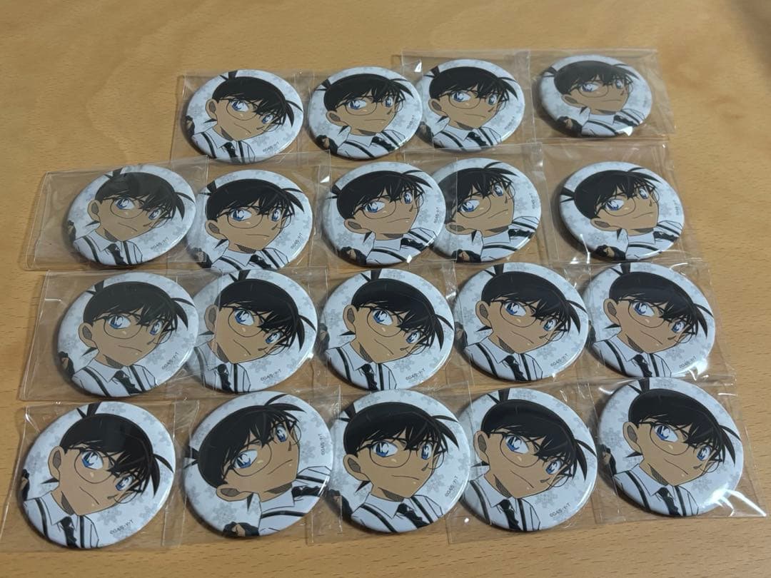 江戸川コナン モノクローム 缶バッジ セット