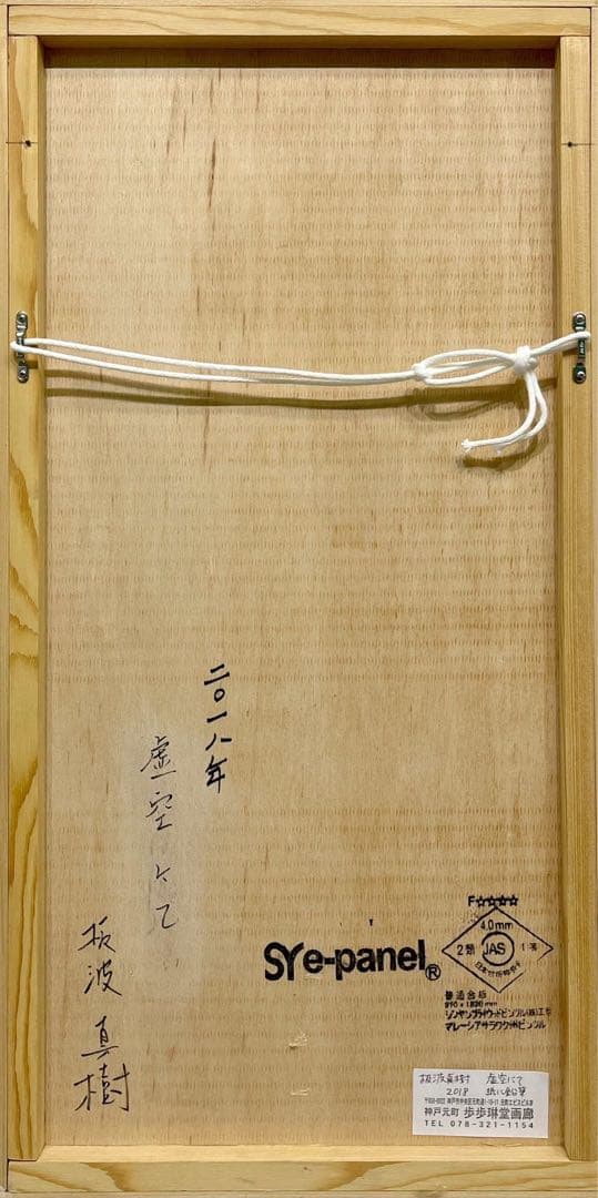 【真作保証】板波真樹「虚空にて」2018年 鉛筆画