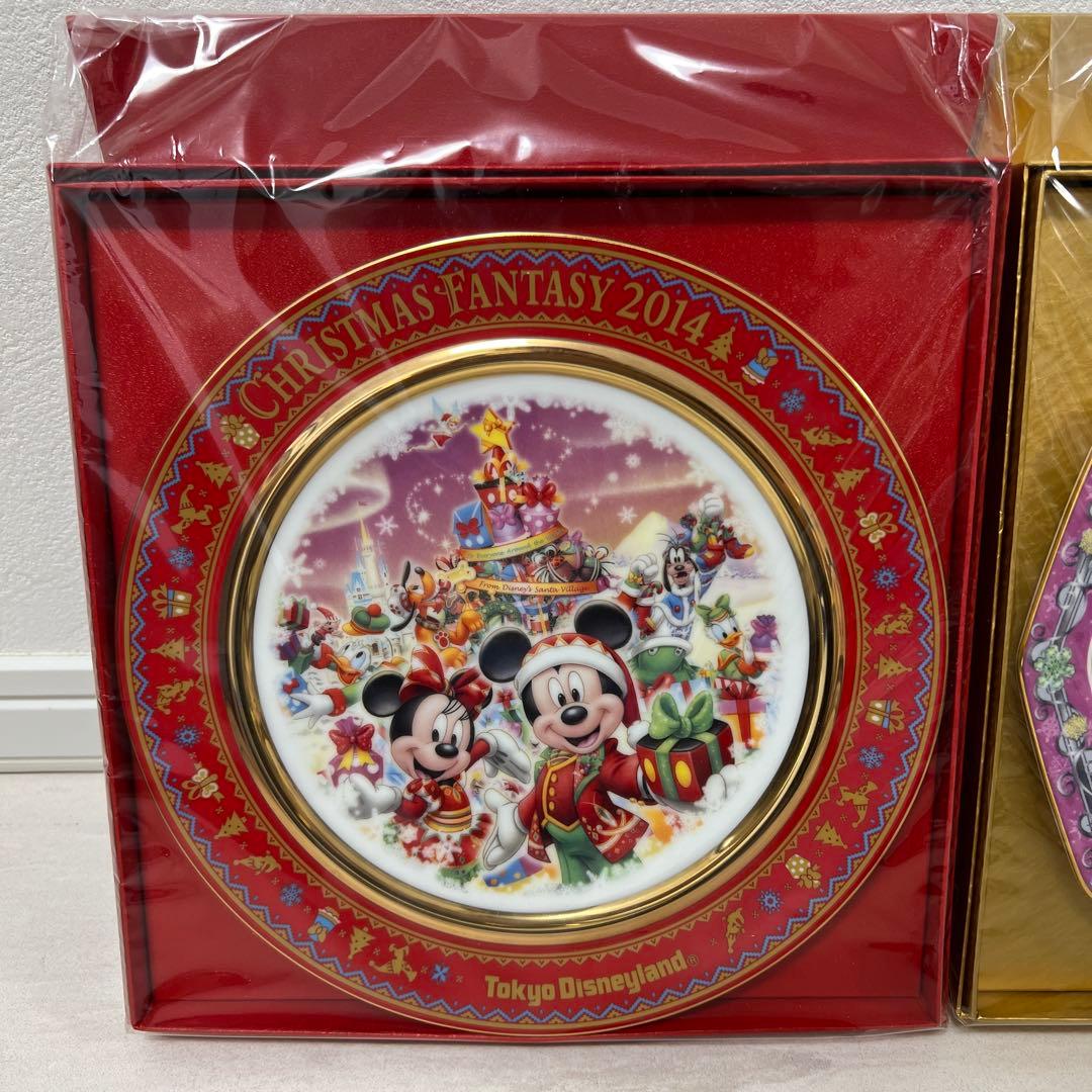 東京ディズニーランド クリスマスプレート 2014年セット