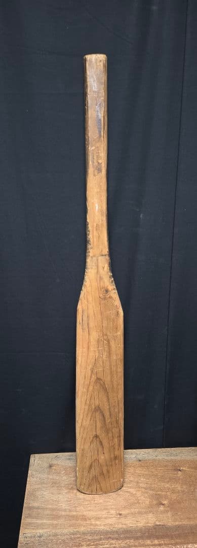 古道具アンティーク木製オール 約98cm