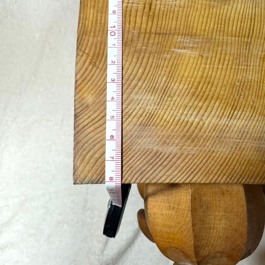 〚ケース付〛✦碁盤 足付盤 ヘソ付 柾目 天地柾 盤厚約6寸✦