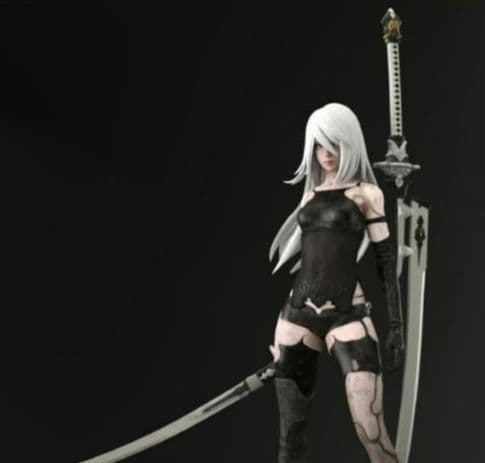 NieR:Automata 1/7 スケール H29cm 樹脂 レジン 未組立