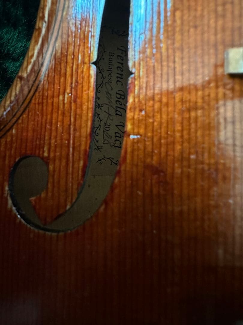 Ferenc Bela Vaci CDM-Rバイオリン 弓、ケース、付属品付き