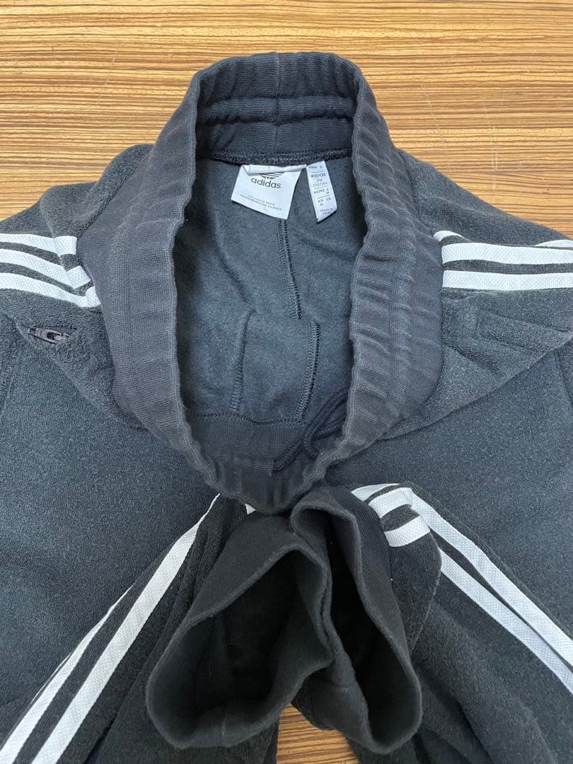 adidas アディダス パイル地 スウェットパーカー パンツ セットアップ