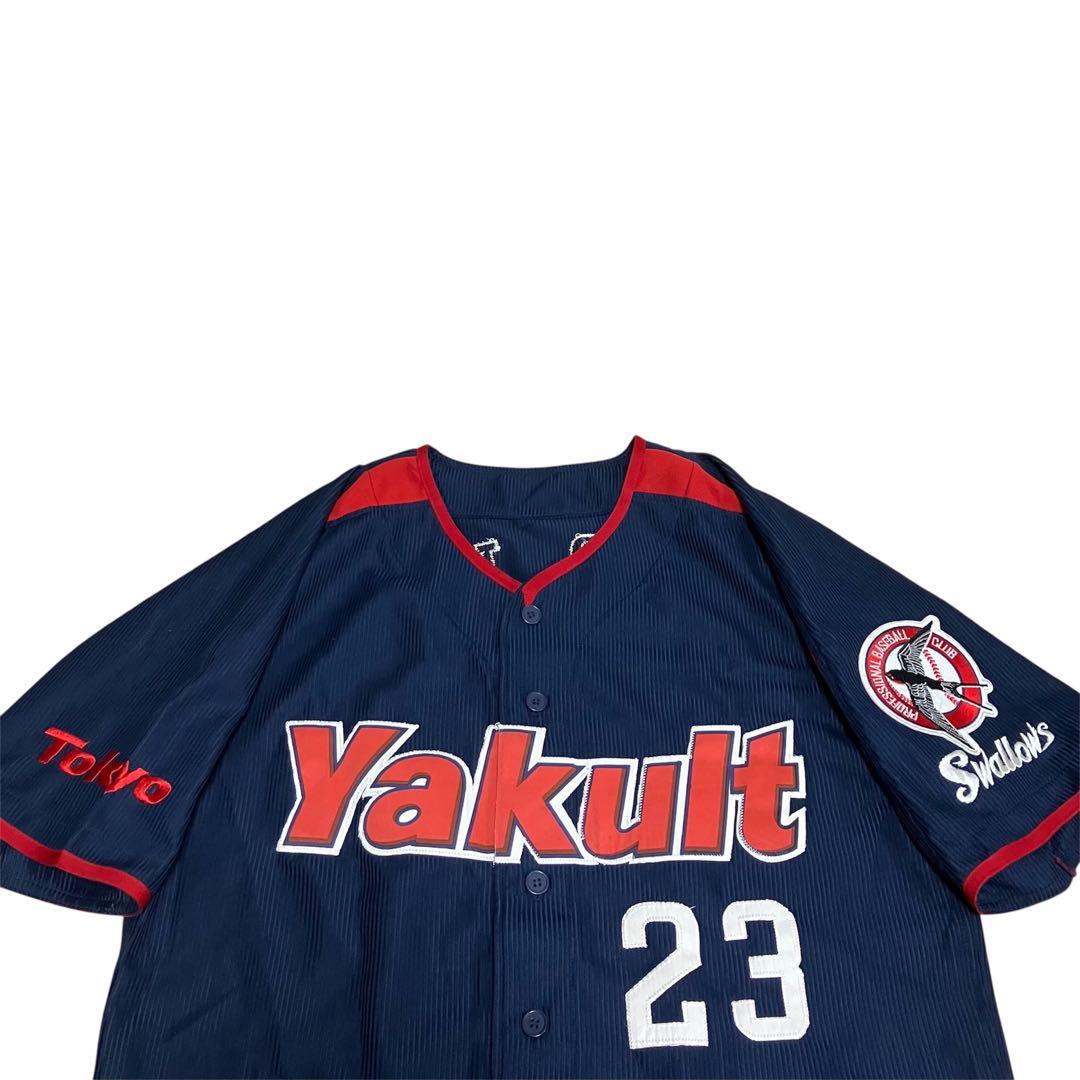 BEAMS×DESCENTE 東京ヤクルトスワローズ 青木宣親 刺繍ユニフォーム