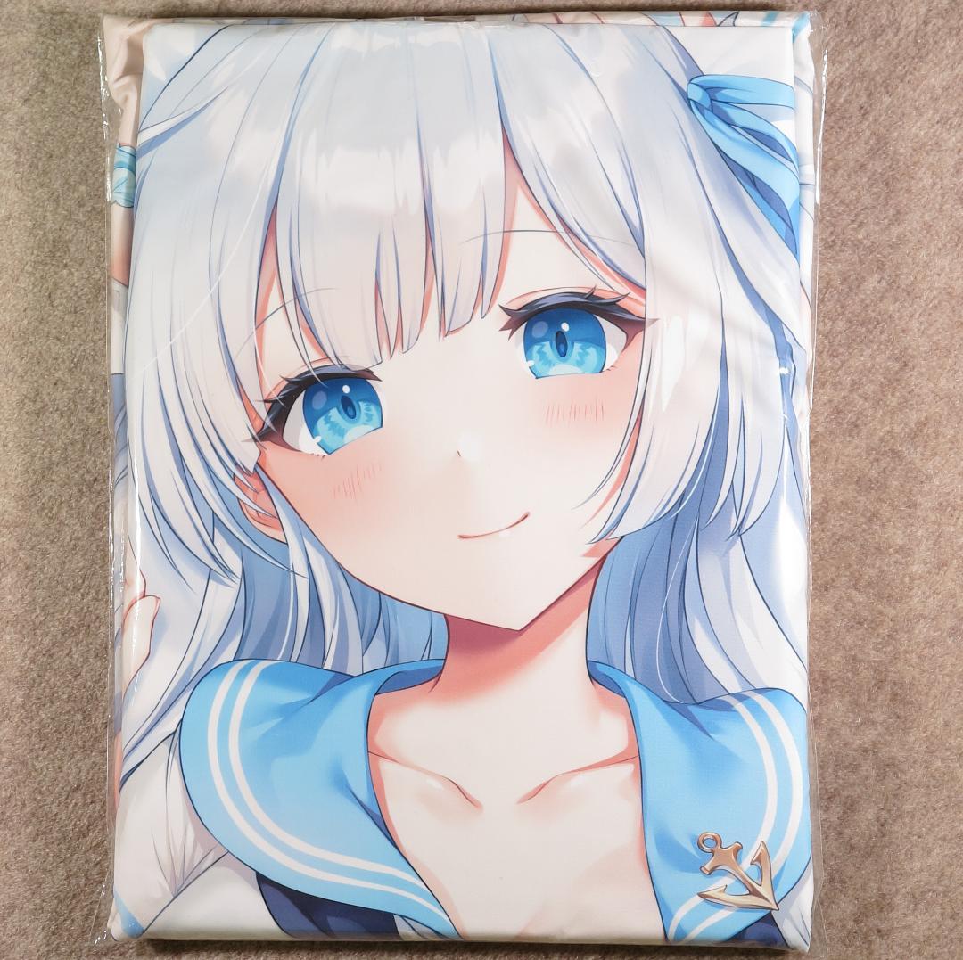 水鳥（みずどり）なぎ抱き枕カバー　ぶるぶれ（ごましおポン酢）