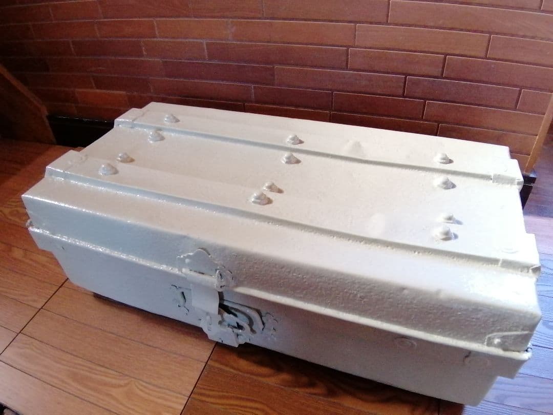 ヴィンテージ 収納箱 スチールボックス インド軍 ミリタリーケース コンテナ