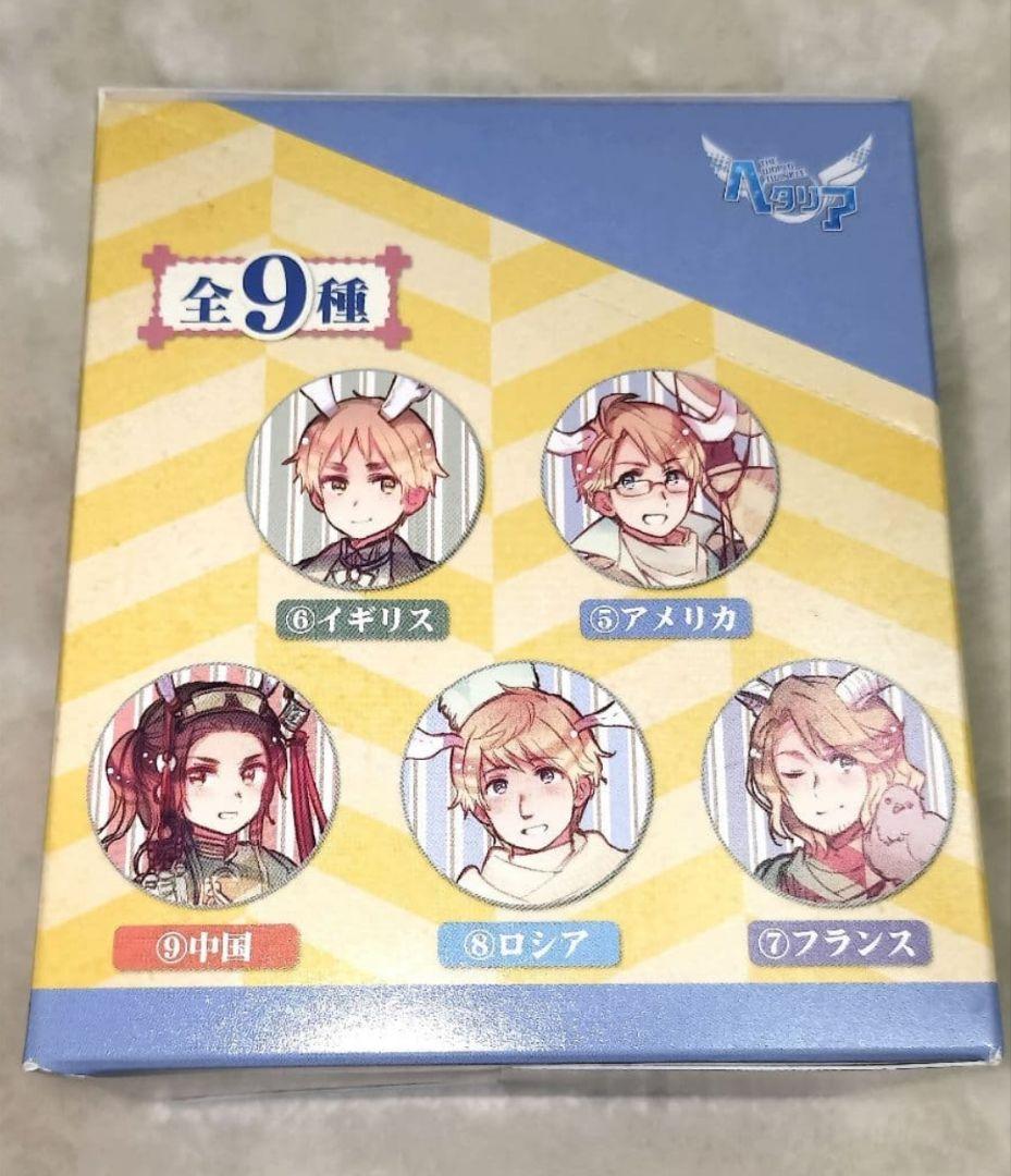 【BOX未開封新品】ヘタリア　キャラバッジコレクション 1BOX