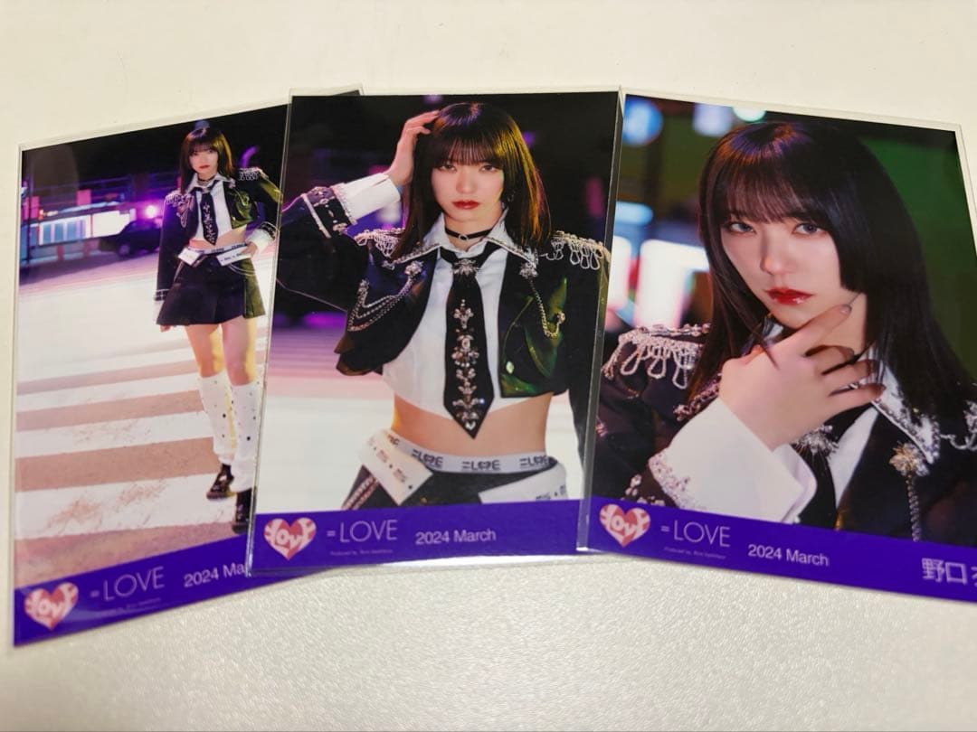 野口衣織　呪って呪って　歌唱衣装　生写真