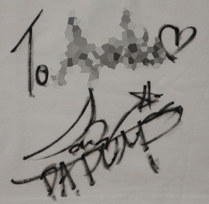 【値下げ！】DA PUMP☆DAICHIサイン入りTシャツ