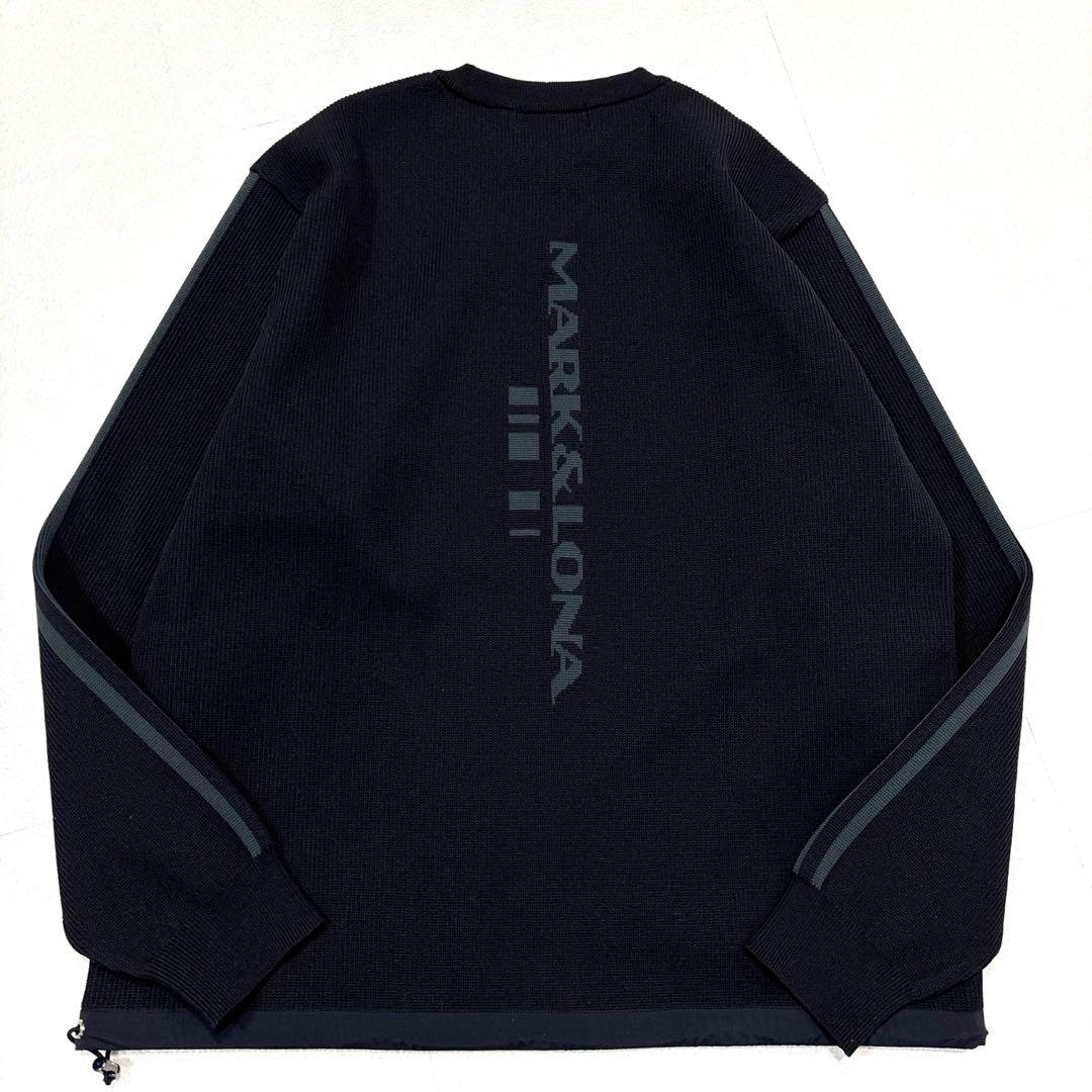 専用【新品未使用/タグ付/24AW /XL】マークアンドロナ　プルオーバー　黒