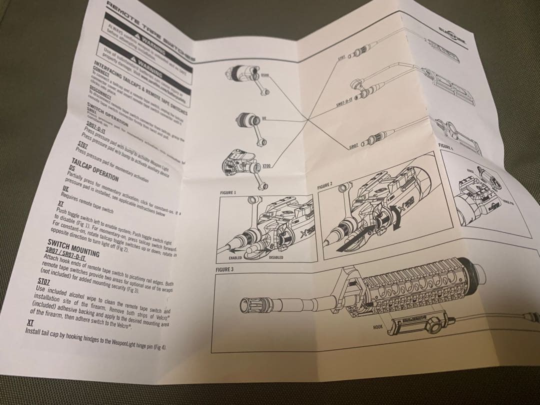SureFire SR07 リモート スイッチ 実物