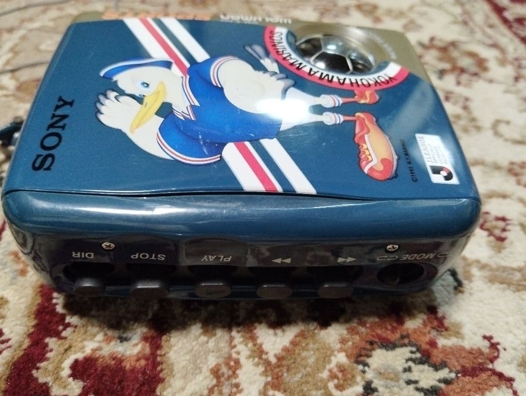 横浜マリノス　jリーグ 　sony 90s　レトロ　walkman　ウォークマン