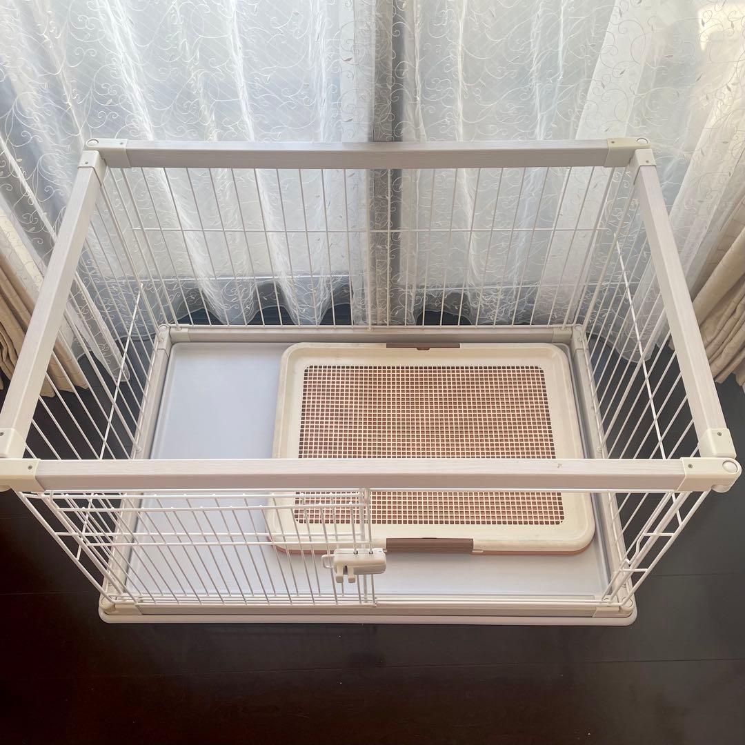 アイリスオーヤマ 小型犬用金属製ケージ