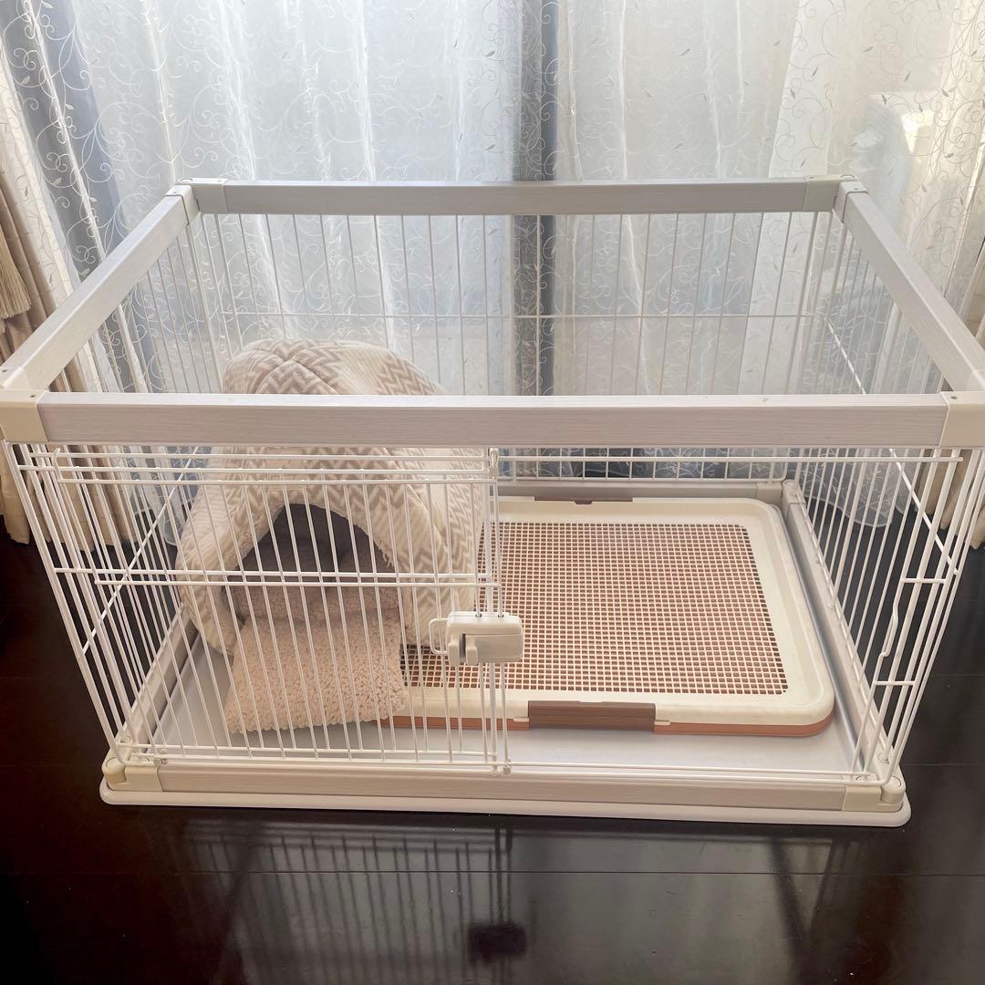 アイリスオーヤマ 小型犬用金属製ケージ