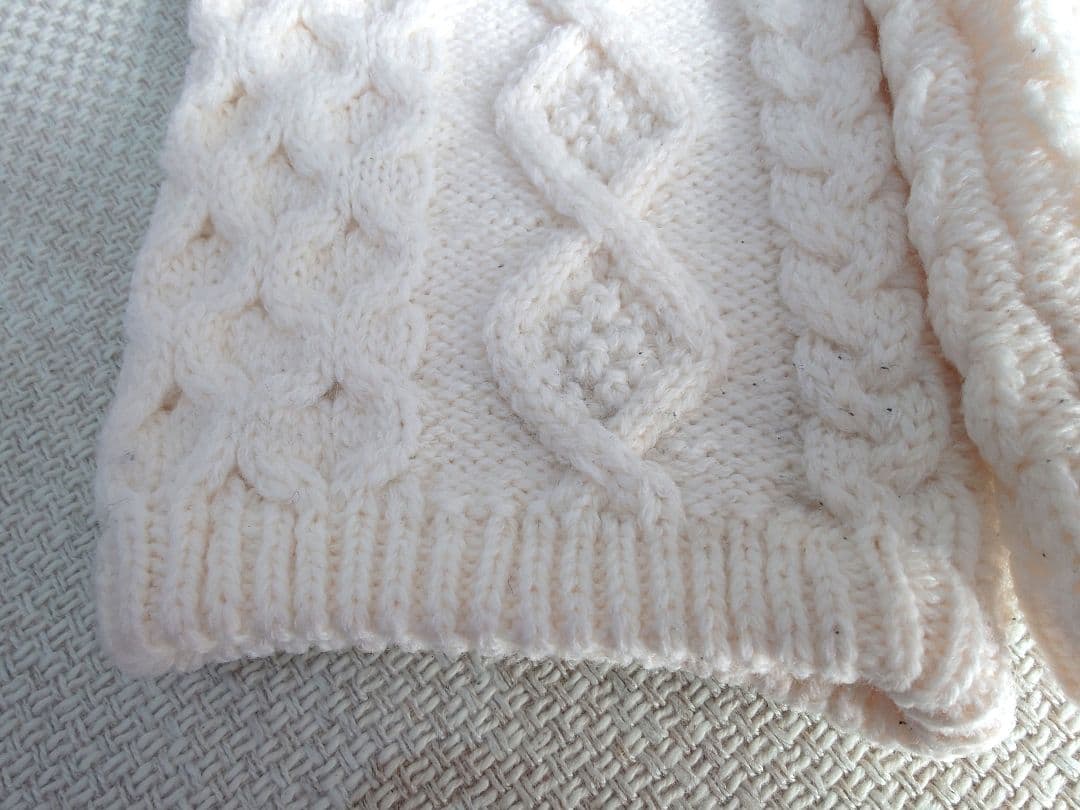 パーリーゲイツアイボリー ニット帽とレッグウォーマーセット