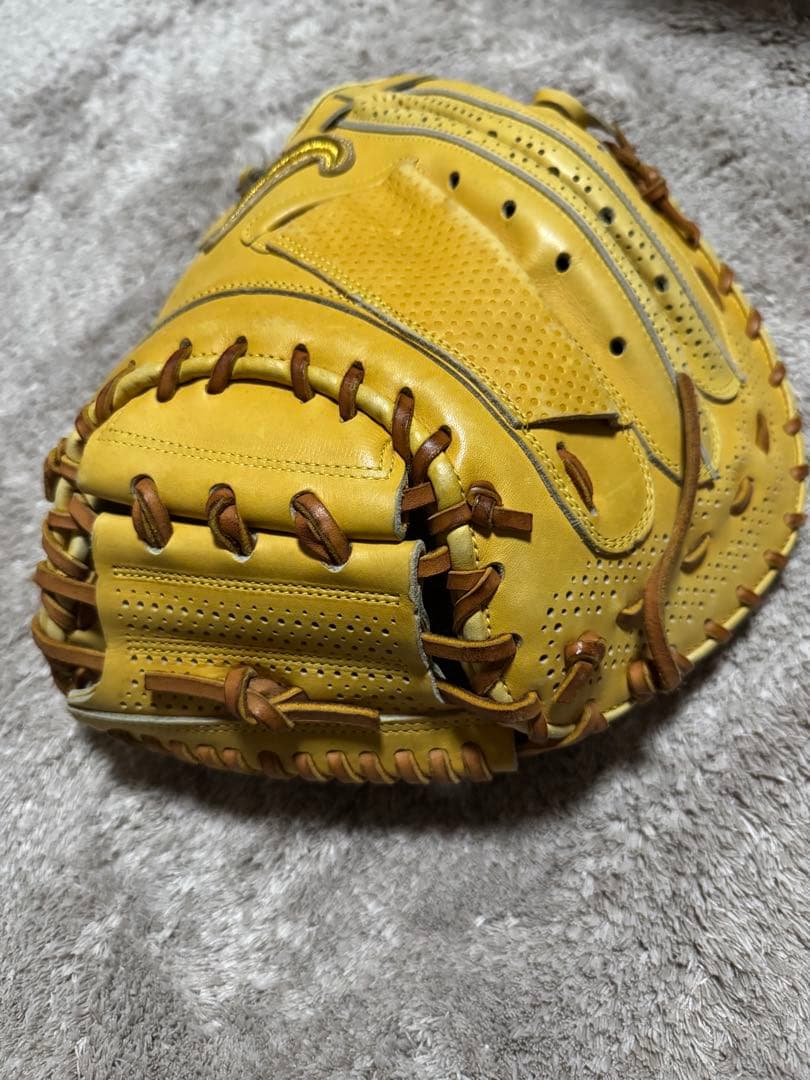 Nike Vapor イエロー レザーグローブ