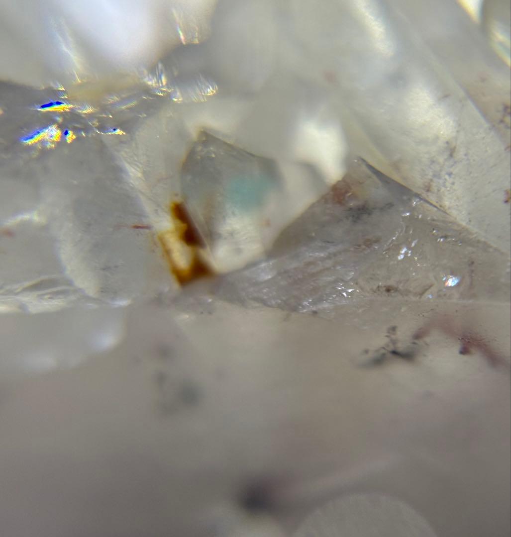 アホー石　アホイト　アホアイト　大きな水晶クラスター　メッシーナ産　天使の石