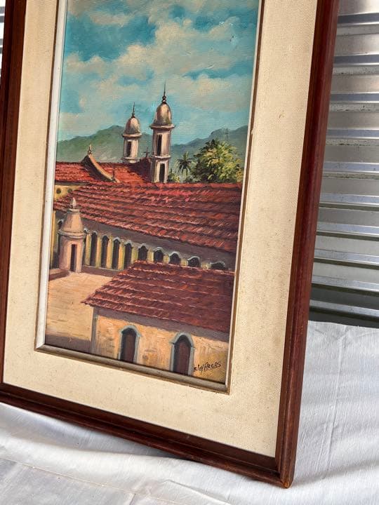 ◆油絵　Eloy Arcas  直筆◆A-3447