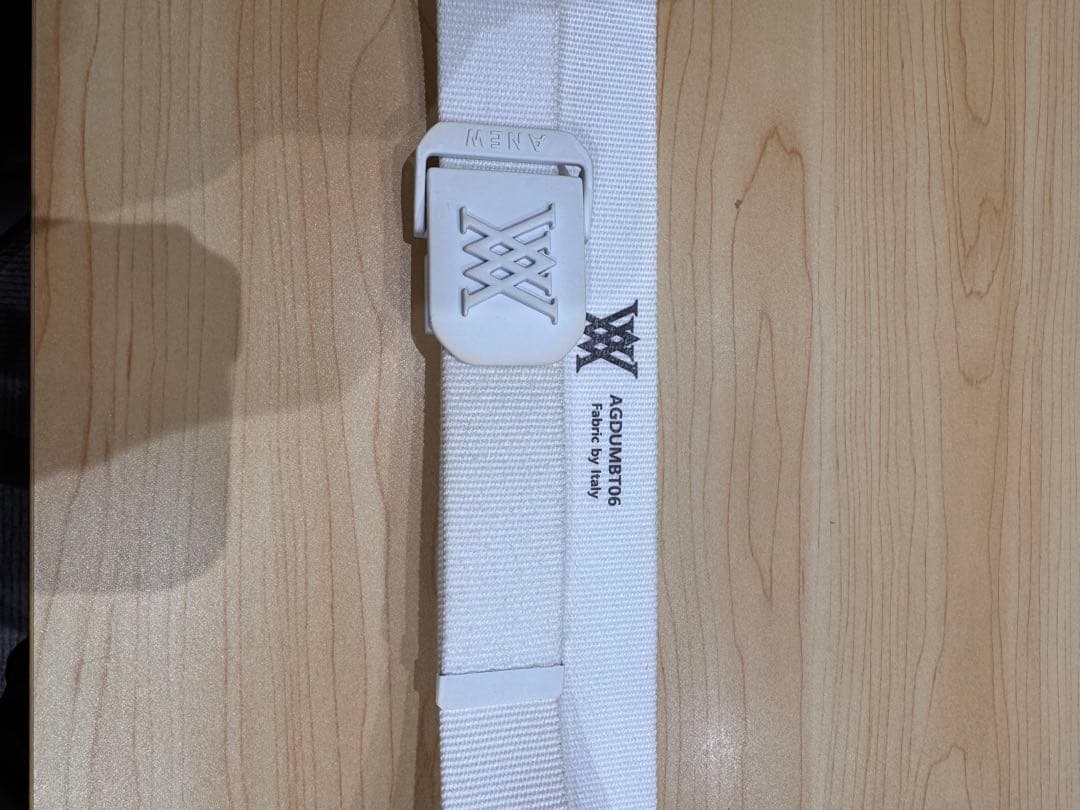 美USED ANEW GOLF メンズ キャンバスガチャベルト アニュー