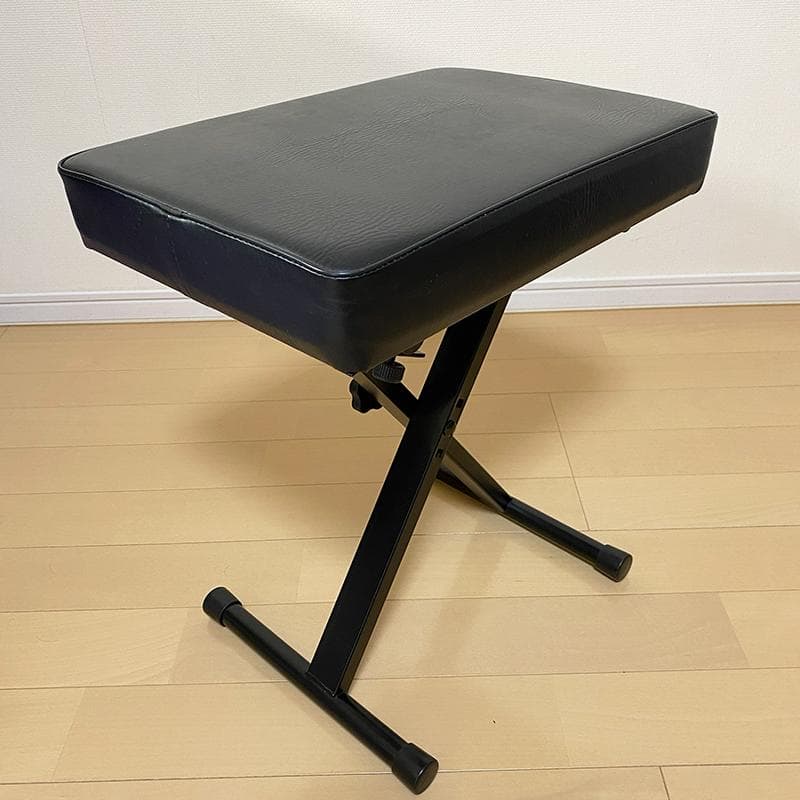 【美品】オンステージ キーボードスタンド ベンチセット X型 折りたたみ