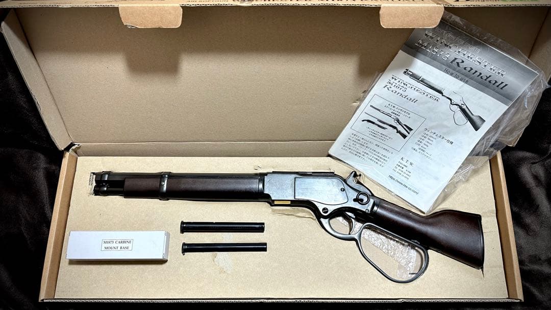 KTW ウィンチェスター ランダルカスタム 専用マウントレール 予備マガジン付き