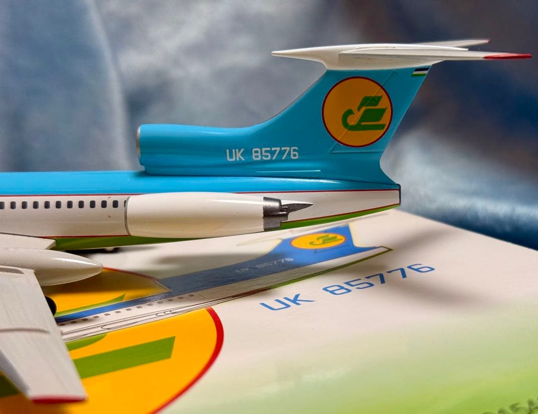ウズベキスタン航空 UZBEKISTAN ツポレフ Tu-154M 1/200