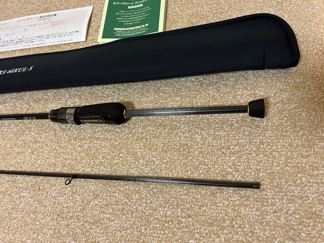 新品未使用にちかい！ エバーグリーン スペリオル SPRS-60XUL-S