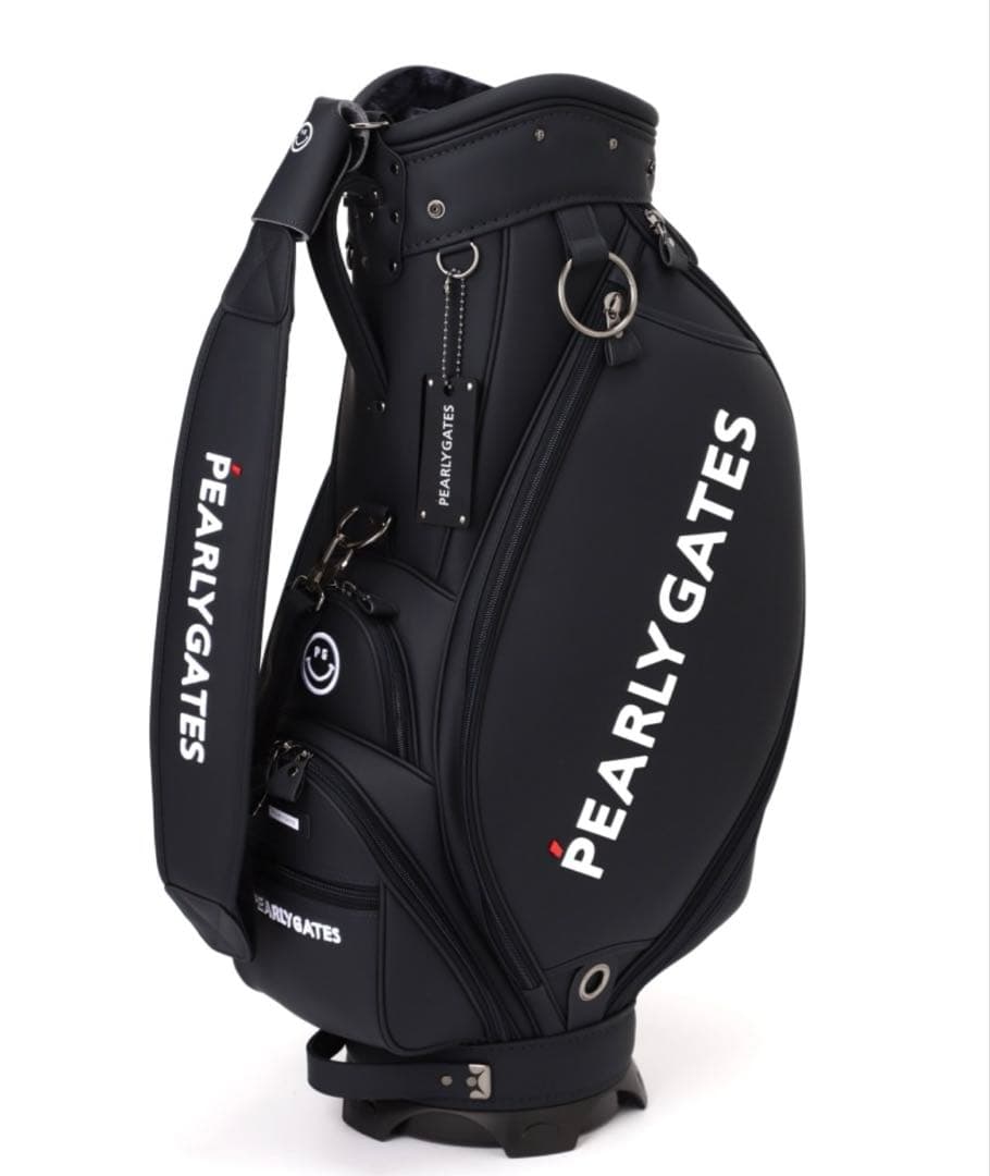 新品タグ付 PEARLY GATES マット合皮 キャディバッグ　パーリーゲイツ