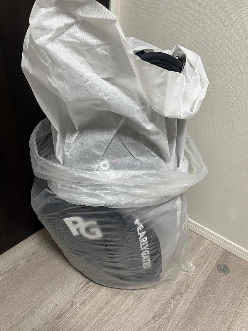 新品タグ付 PEARLY GATES マット合皮 キャディバッグ　パーリーゲイツ