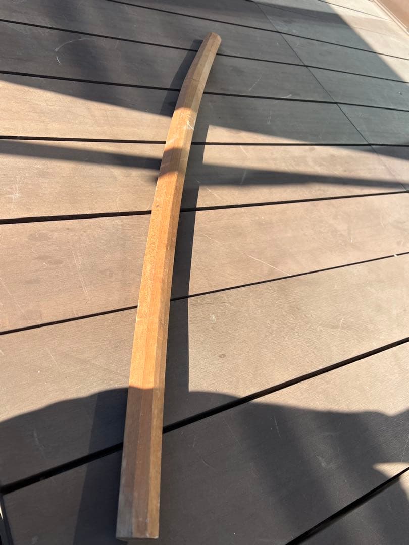 模造刀 白鞘 鍛造刃 曲線デザイン