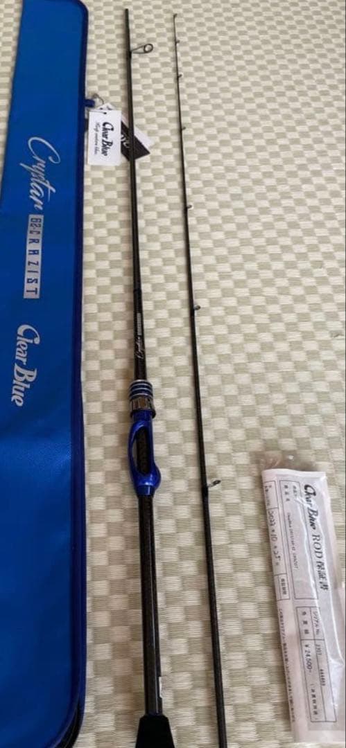 Clear Blueアジングロッド クリスター62クレイジスト
