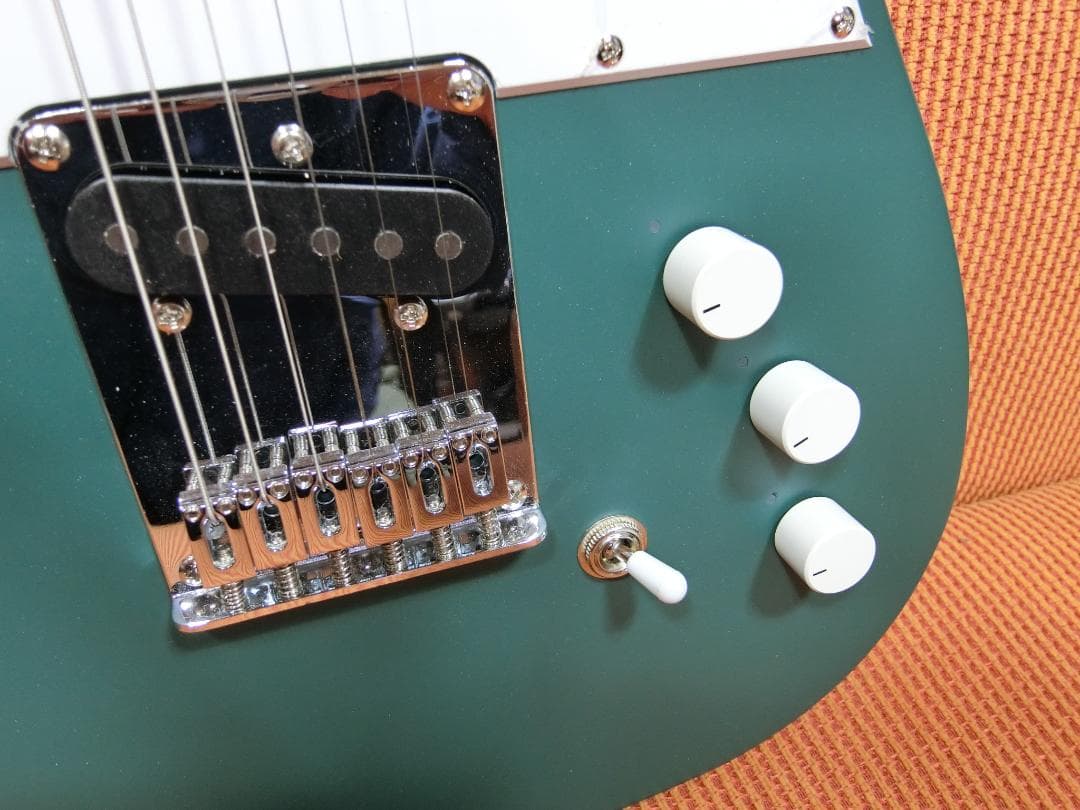 スマートギター☆PEOZ エレキギター オリーブグリーン