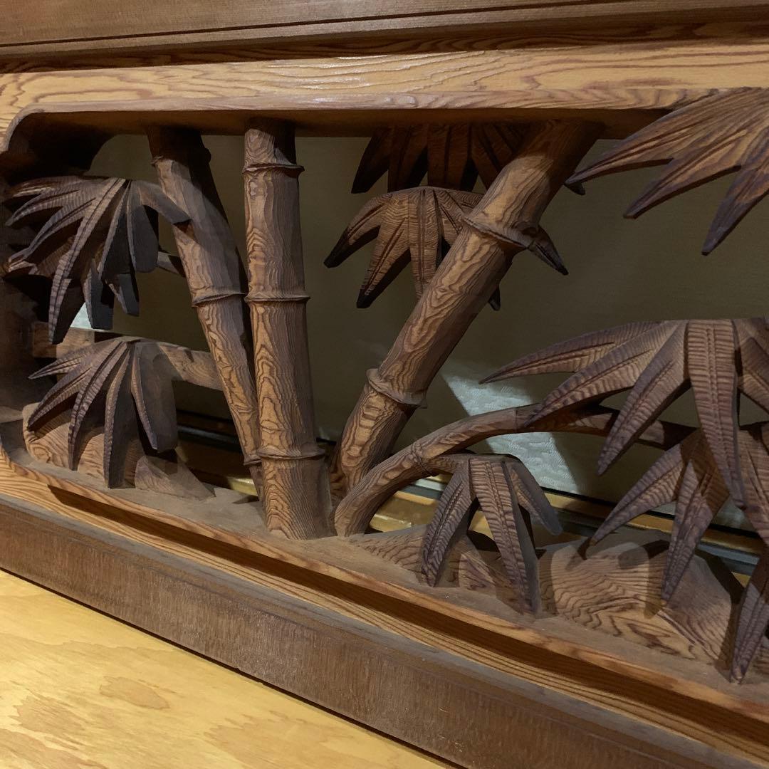 れいこ 彫刻欄間、、、松竹梅