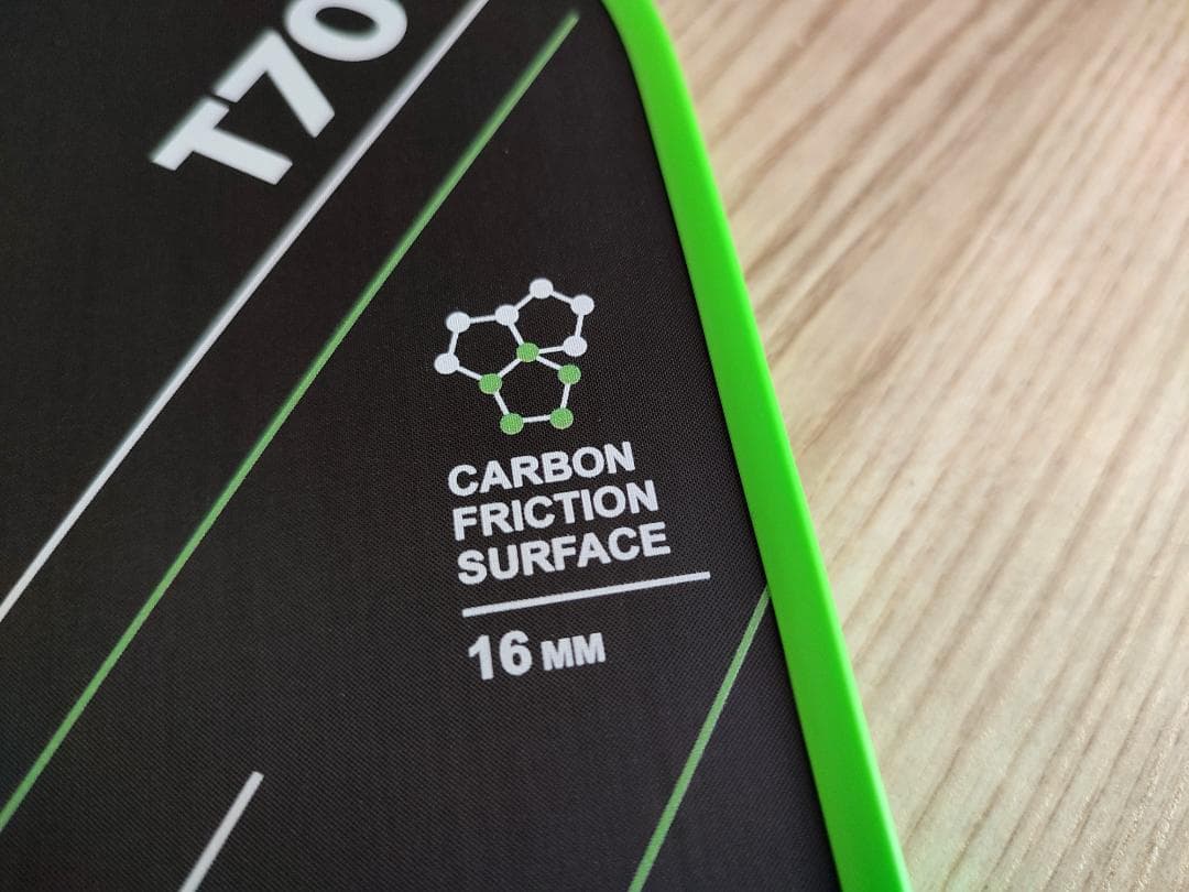 2個セット ピックルボール パドル T700生カーボン ピンク 緑色 カバー付き