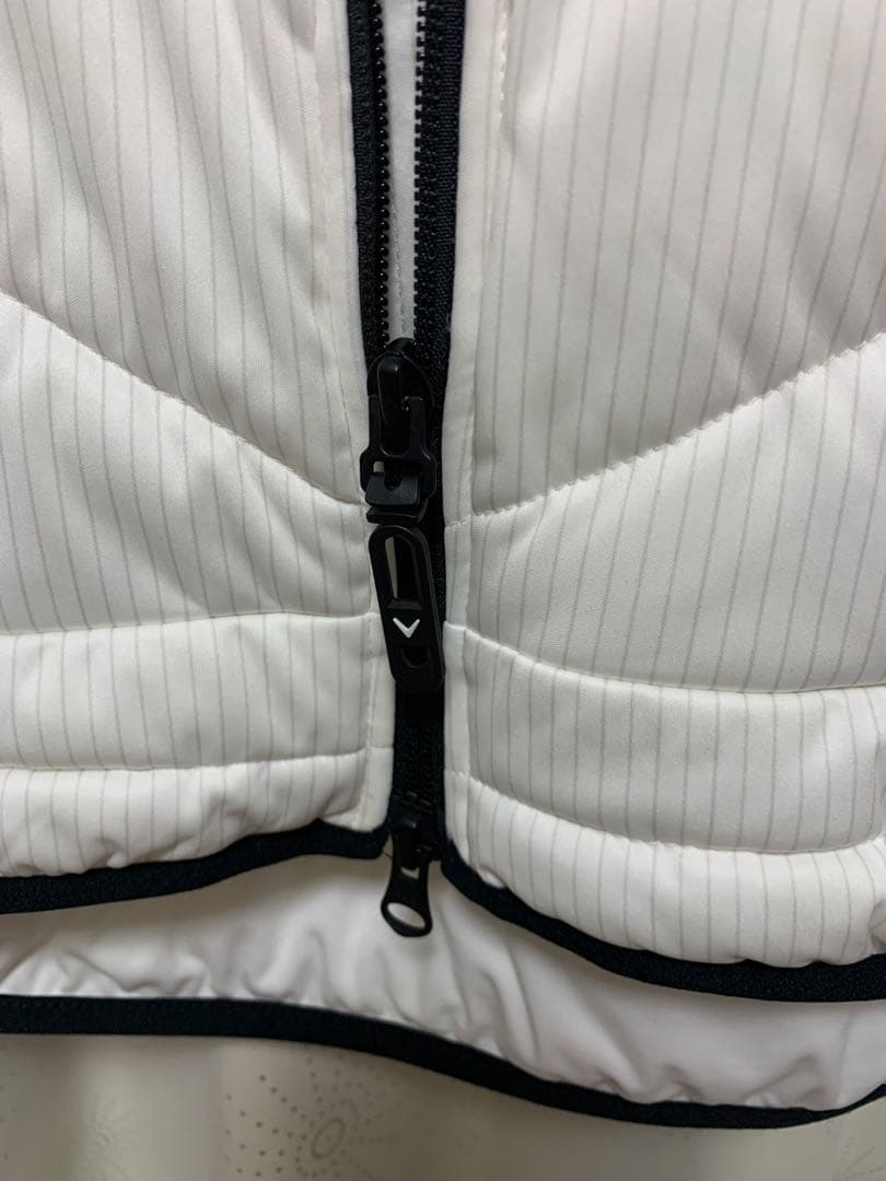 【美品】Callaway 長袖ダウンジャケット LL ホワイト