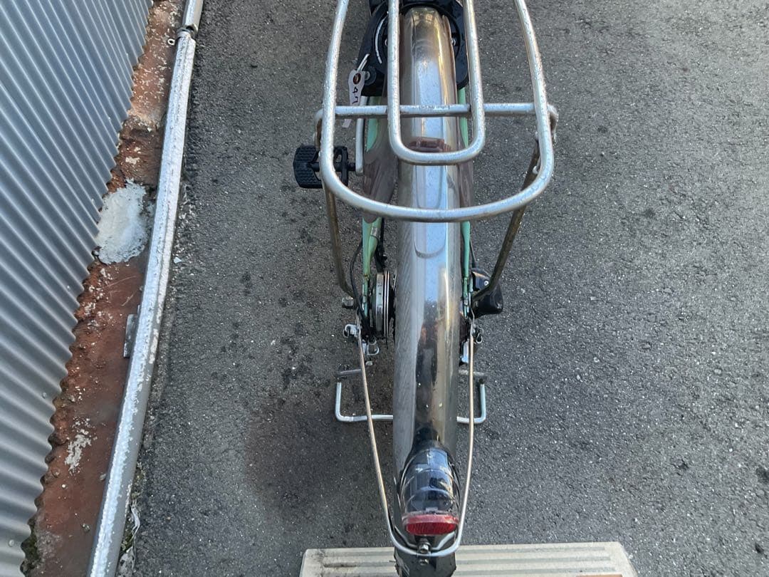 パナソニック最新機種電動アシスト自転車viviDX26インチグリーン系ボディー