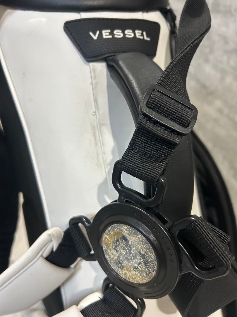 Vessel ホワイト キャディバッグ