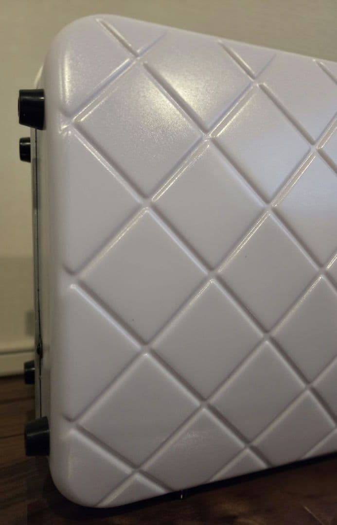 バイオリンケース　ポリカーボネート　ホワイトビスケット　スクエア型　オブロング