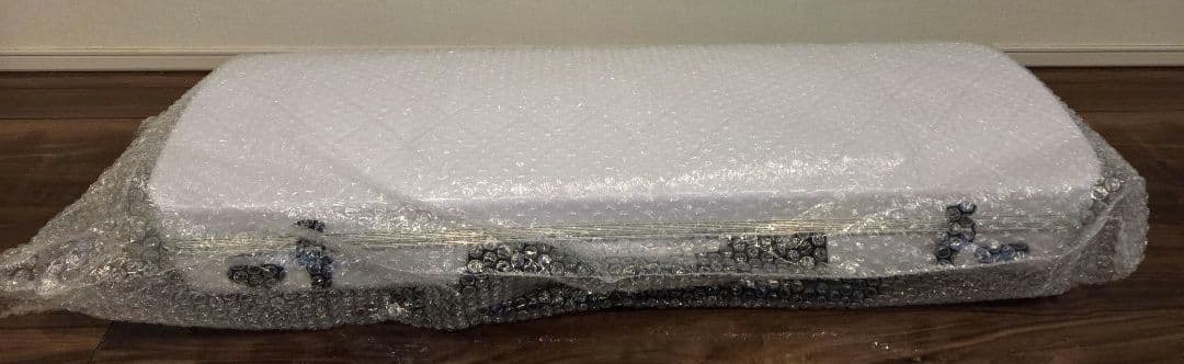 バイオリンケース　ポリカーボネート　ホワイトビスケット　スクエア型　オブロング