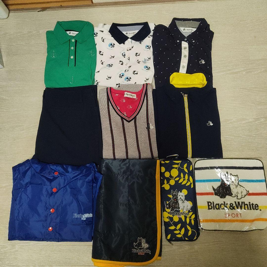 Black&White ゴルフウエアセット