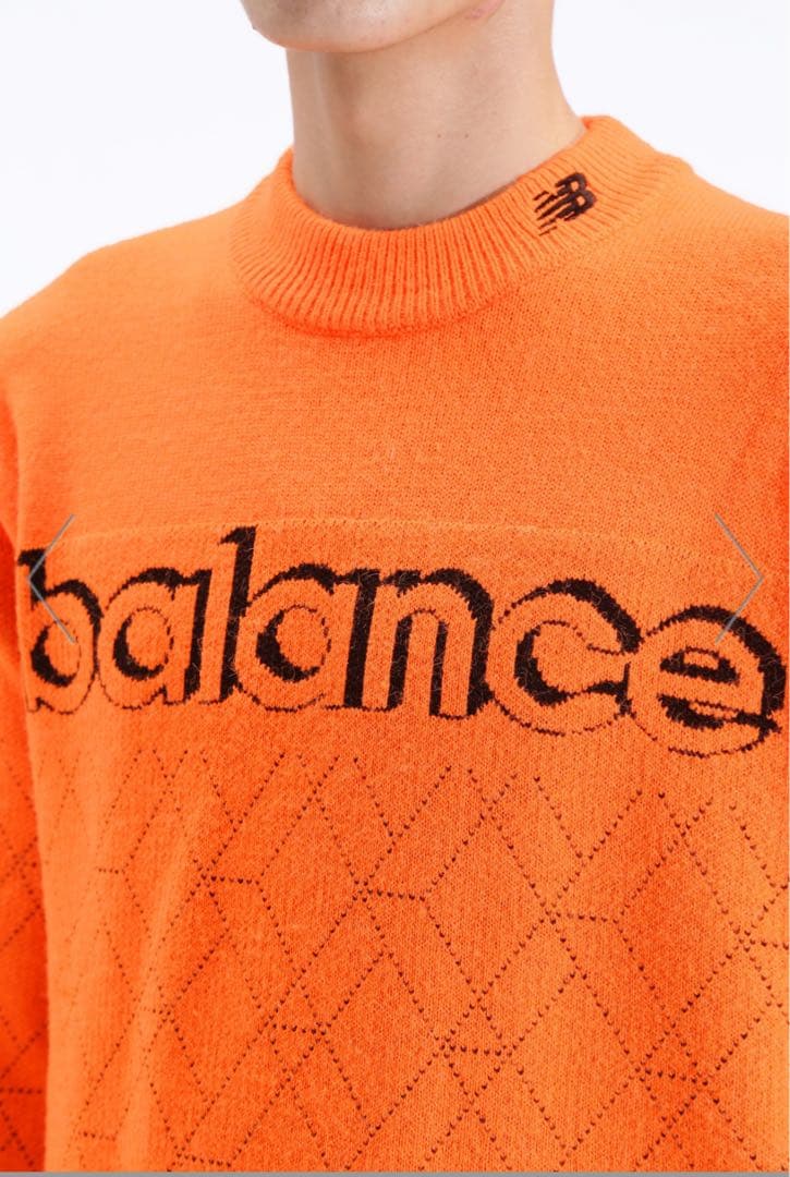 【5】 ニューバランス ダイヤ モックネック ニット メンズ ゴルフ