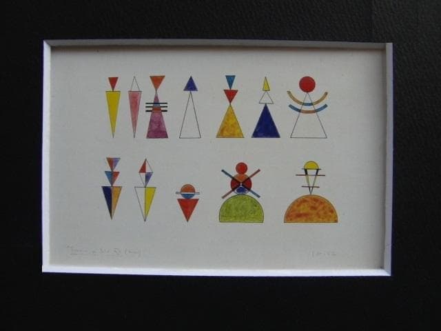 ワシリー・カンディンスキー、第16場のための衣装デザイン